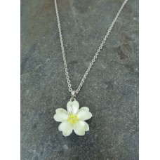 Yellow Primrose Pendant with Chain Yellow Primrose Pendant with Chain