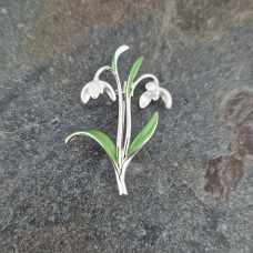 Snowdrop Open Flower Brooch Snowdrop Open Flower Brooch