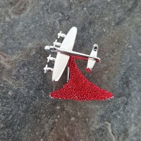 Lancaster Poppy Brooch Lancaster Poppy Brooch